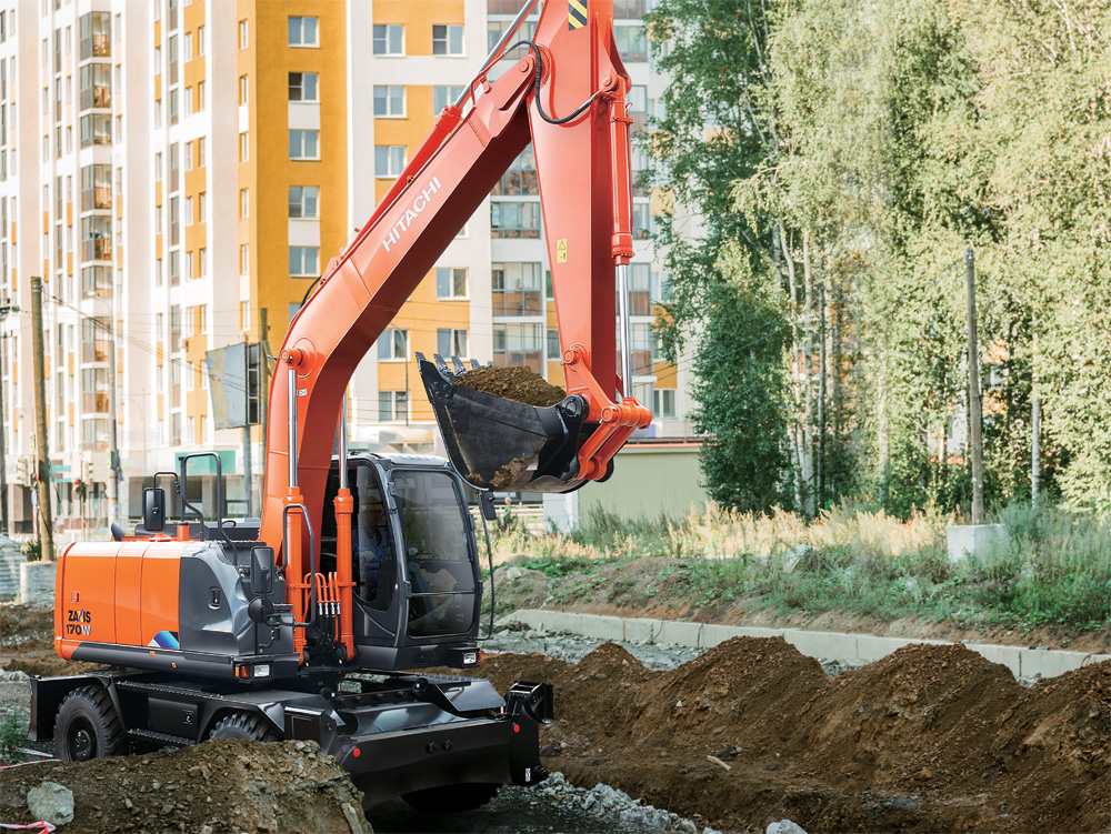 Колесный экскаватор Hitachi ZW170W-5A