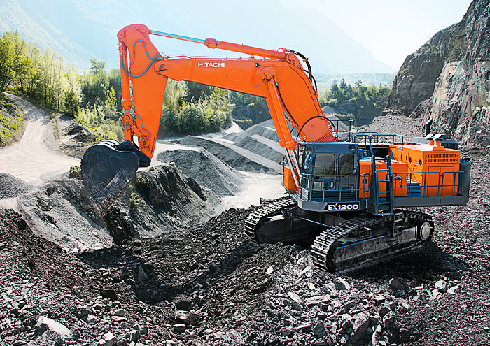 Горный экскаватор Hitachi 1200-7